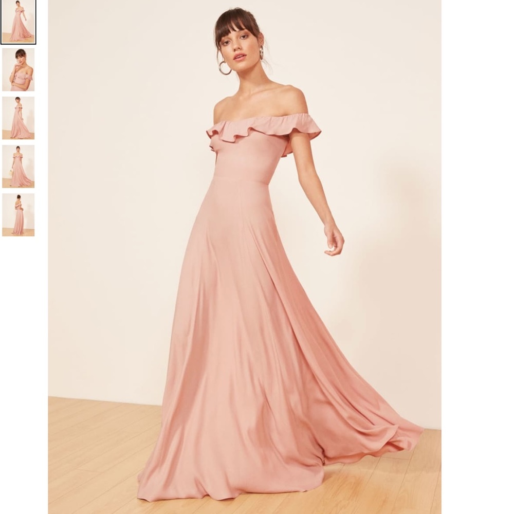 Reformation Blush Petites Verbena Dress size 2P